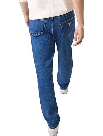 Jeans slim azul guess para homem m4ya1cd5dm2