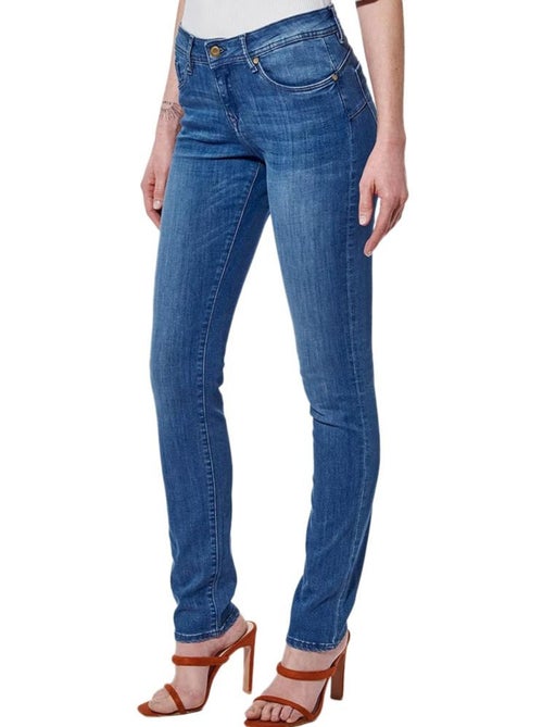 Jeans Slim Azul Kaporal Lockk para Mulher - Kiabi Jeans Slim Azul Kaporal Lockk para Mulher - Kiabi