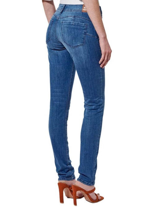 Jeans Slim Azul Kaporal Lockk para Mulher - Kiabi Jeans Slim Azul Kaporal Lockk para Mulher - Kiabi