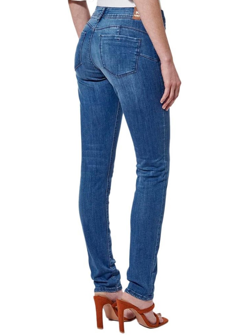 Jeans Slim Azul Kaporal Lockk para Mulher Azul - Kiabi