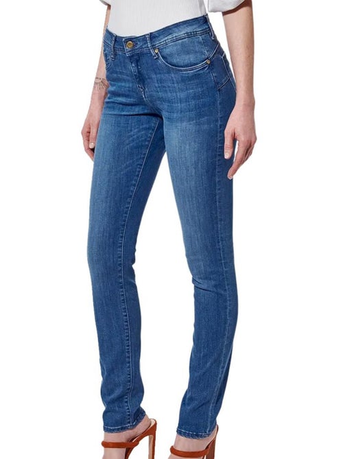 Jeans Slim Azul Kaporal LOCKKE para Mulher - Kiabi Jeans Slim Azul Kaporal LOCKKE para Mulher - Kiabi