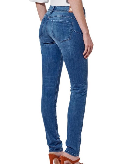 Jeans Slim Azul Kaporal LOCKKE para Mulher - Kiabi Jeans Slim Azul Kaporal LOCKKE para Mulher - Kiabi