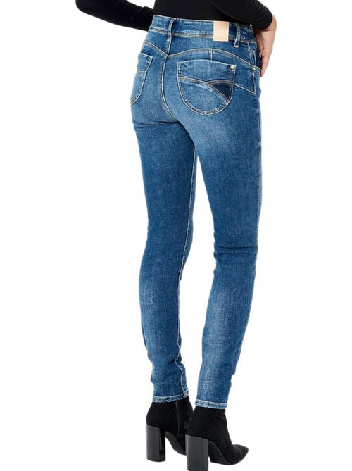 Jeans Slim Azul Lavado Kaporal FLORRE para Mulher - Kiabi Jeans Slim Azul Lavado Kaporal FLORRE para Mulher - Kiabi