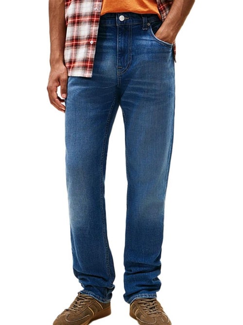 Jeans slim azul para homem tommy hilfiger scanton dm0dm22179 - Kiabi