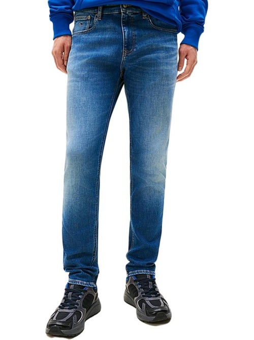 Jeans slim azul para homem tommy hilfiger scantone - Kiabi Jeans slim azul para homem tommy hilfiger scantone - Kiabi