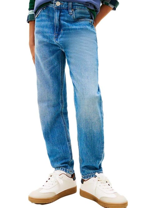Jeans Slim Azul para Menino Tommy Hilfiger Archive - Kiabi Jeans Slim Azul para Menino Tommy Hilfiger Archive - Kiabi