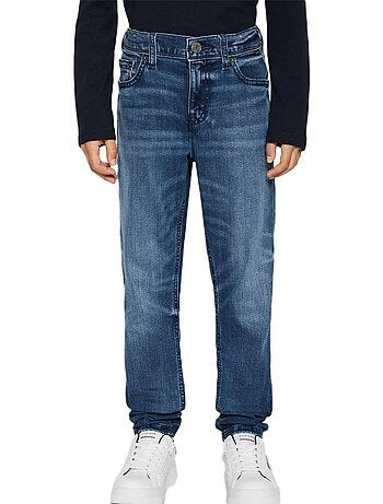 Jeans slim azul para menino tommy hilfiger scanton kb0kb09181