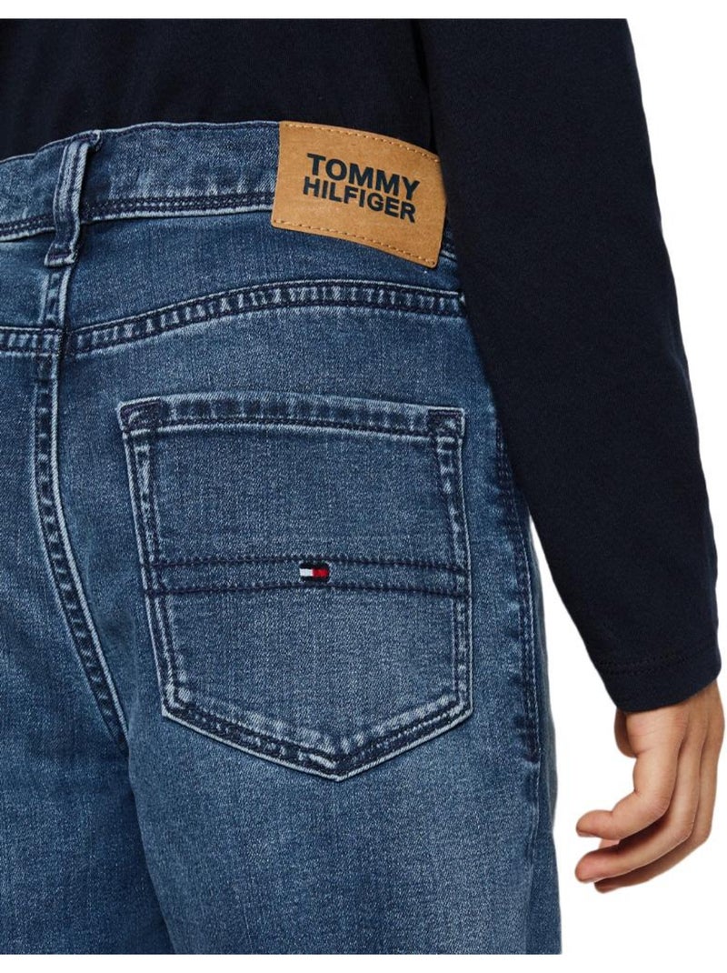 Jeans Slim Azul para Menino Tommy Hilfiger Scanton KB0KB09181 Azul - Kiabi
