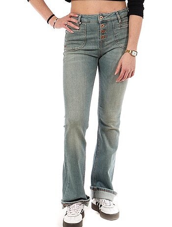Jeans slim azul para mulher kaporal lucky