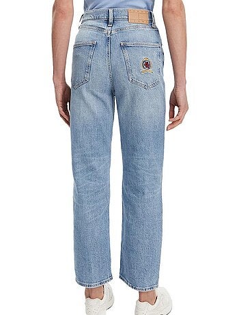 Jeans slim azul para mulher tommy hilfiger layla