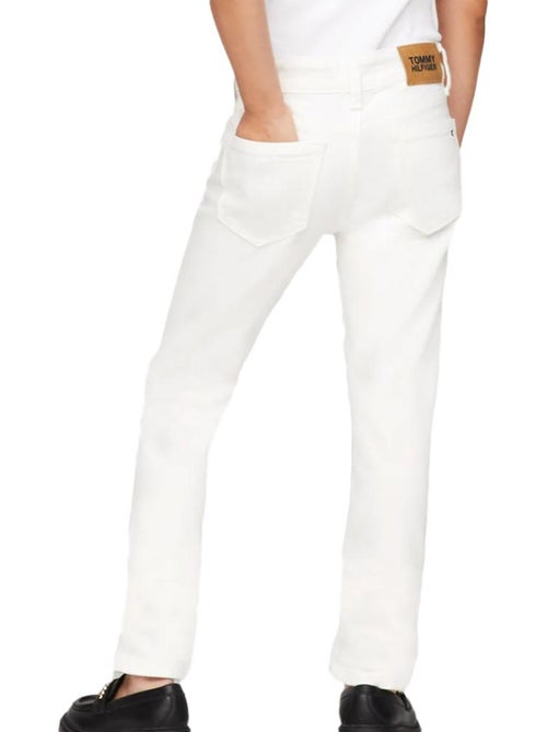 Jeans slim brancos tommy hilfiger nora para menina - Kiabi Jeans slim brancos tommy hilfiger nora para menina - Kiabi