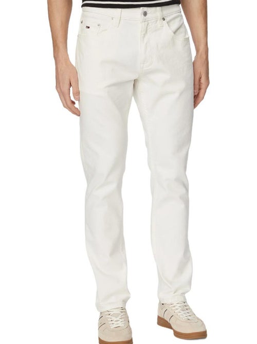 Jeans slim brancos tommy hilfiger scanton para homem - Kiabi Jeans slim brancos tommy hilfiger scanton para homem - Kiabi