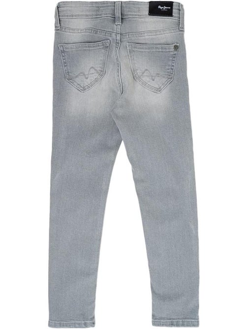 Jeans Slim de Rapariga Cinzentos Pepe Jeans Pixlette High - Kiabi Jeans Slim de Rapariga Cinzentos Pepe Jeans Pixlette High - Kiabi