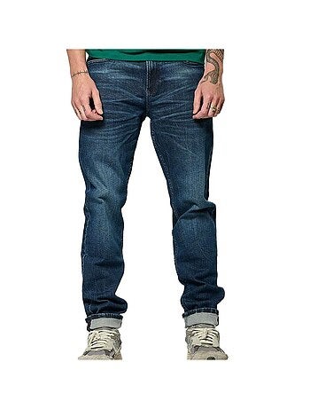 Jeans Slim Fit Azul Escuro para Homem Kaporal Irish