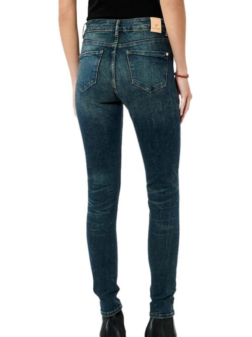 Jeans Slim Kaporal Elekte Azul Escuro para Mulher - Kiabi Jeans Slim Kaporal Elekte Azul Escuro para Mulher - Kiabi