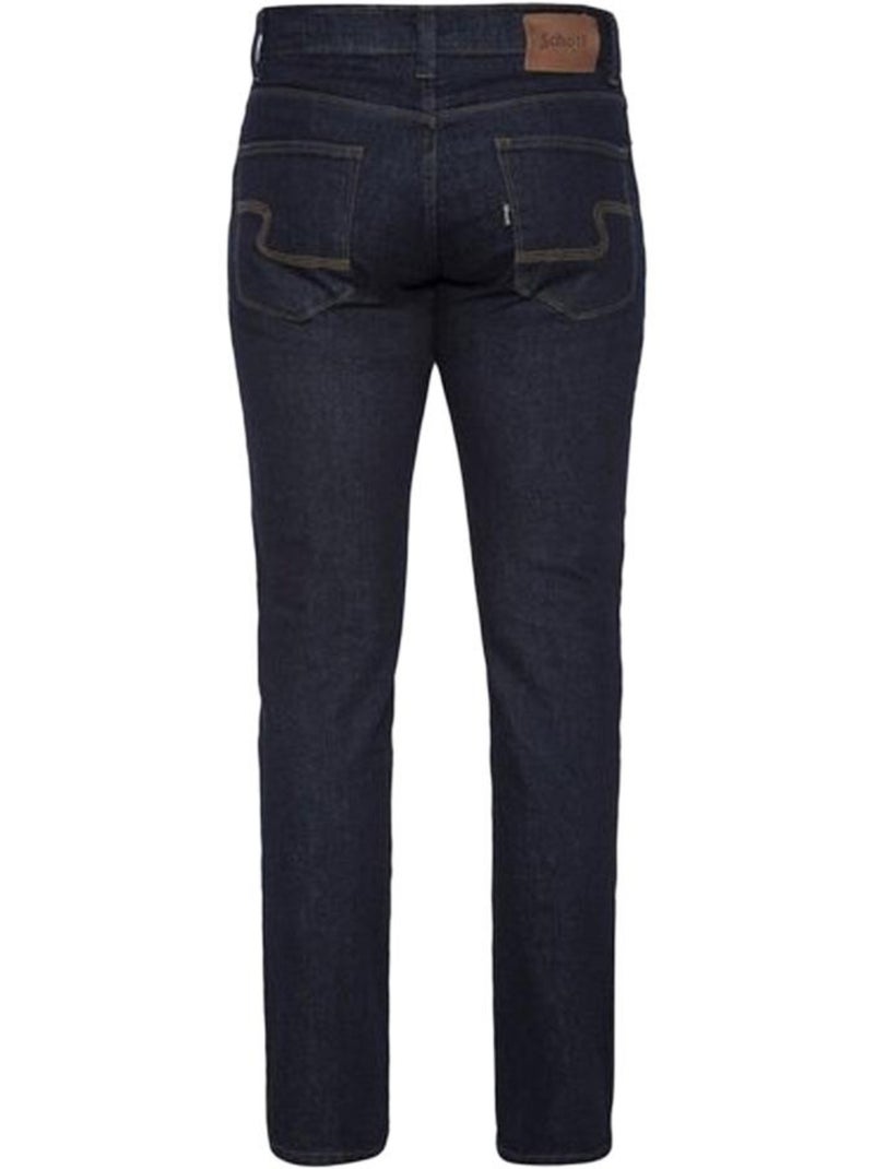Jeans Slim para Homem Schott TRD 1913 Azul Marinho Azul-marinho - Kiabi