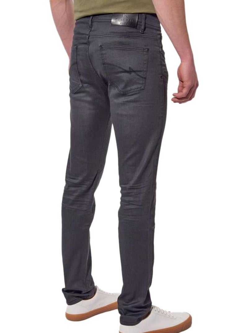 Jeans Slim Pretos Kaporal Darks para Homem Cinza antracite - Kiabi