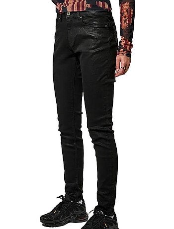 Jeans slim pretos kaporal redhbl para mulher
