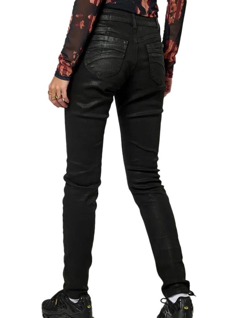 Jeans Slim Pretos Kaporal Redhbl para Mulher Preto - Kiabi