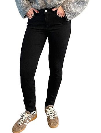 Jeans Slim Pretos Vero Moda Christa