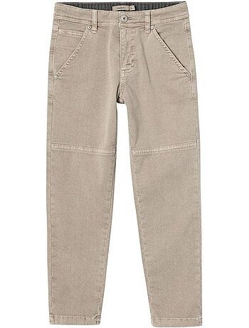 Jeans Slim Tapered Bege para Rapaz Name It