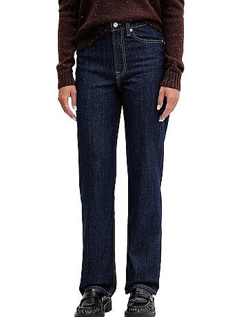 Jeans slim tommy hilfiger layla para mulher azul escuro