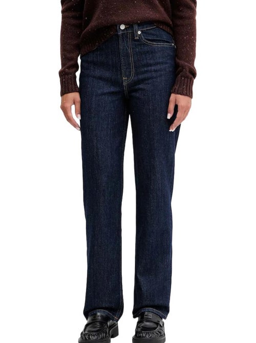 Jeans Slim Tommy Hilfiger Layla para Mulher Azul Escuro - Kiabi Jeans Slim Tommy Hilfiger Layla para Mulher Azul Escuro - Kiabi