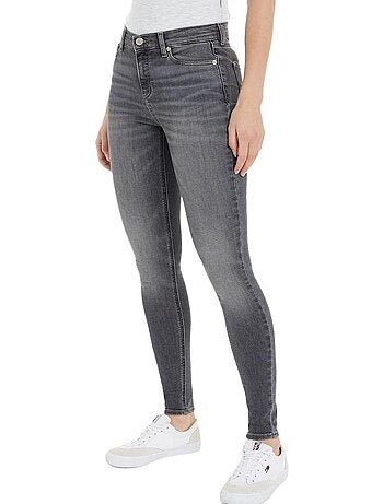 Jeans Slim Tommy Hilfiger Nora Cinzento para Mulher