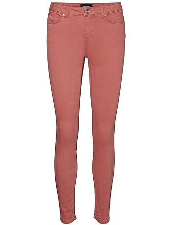 Jeans Slim Vermelhos Vero Moda Vea para Mulher