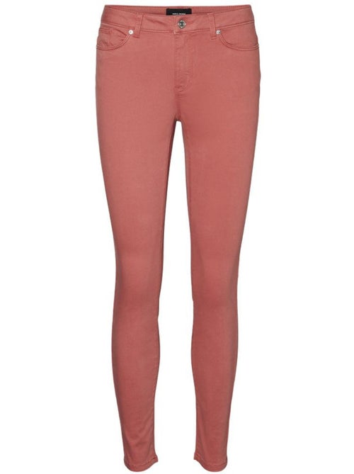 Jeans Slim Vermelhos Vero Moda Vea para Mulher - Kiabi Jeans Slim Vermelhos Vero Moda Vea para Mulher - Kiabi