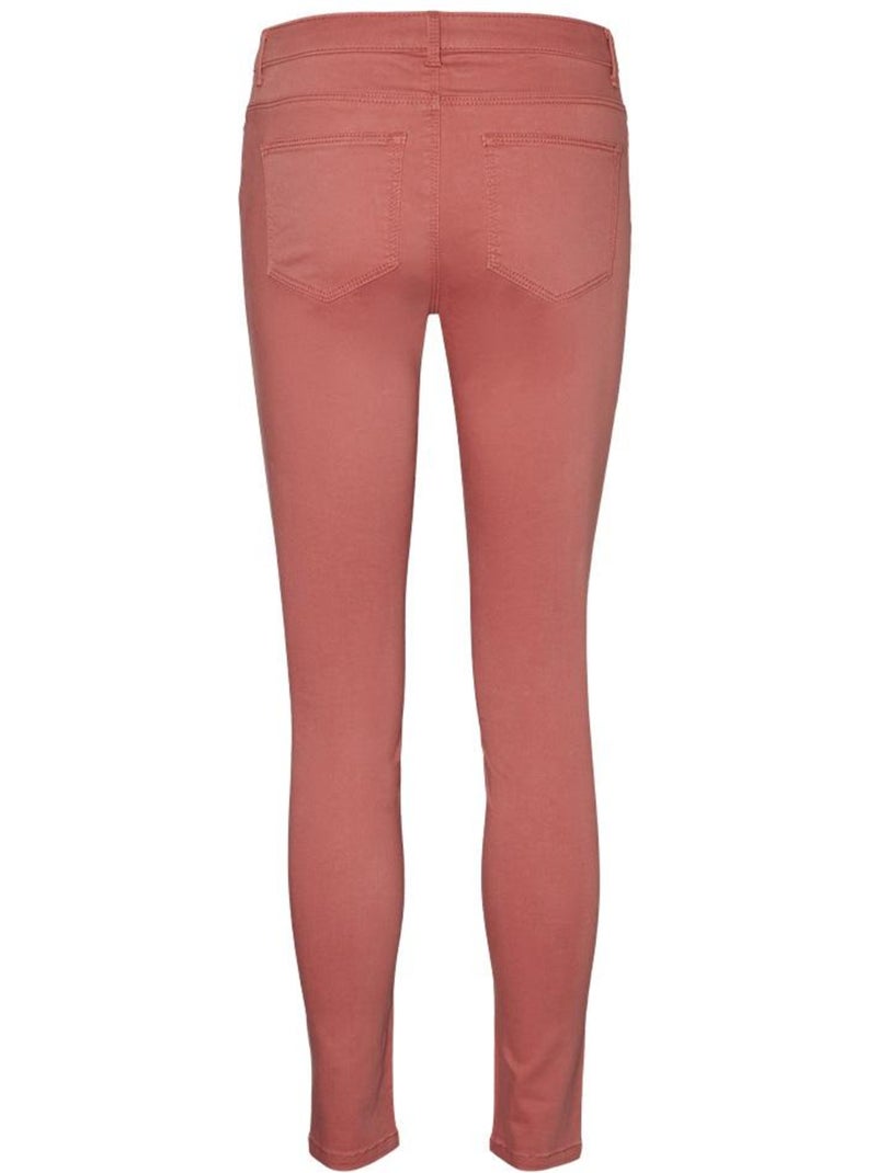 Jeans Slim Vermelhos Vero Moda Vea para Mulher Vermelho - Kiabi