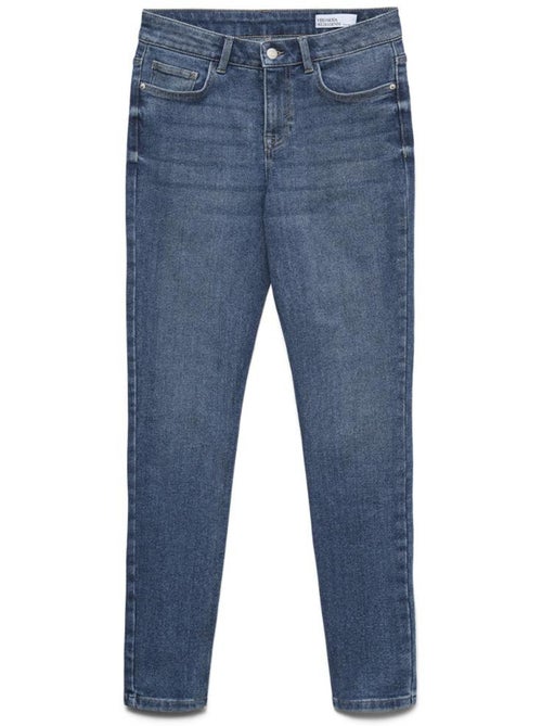 Jeans Slim Vero Moda Christa para Mulher Azul - Kiabi Jeans Slim Vero Moda Christa para Mulher Azul - Kiabi