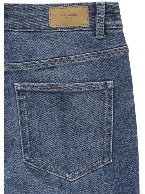 Jeans Slim Vero Moda Christa para Mulher Azul - Kiabi Jeans Slim Vero Moda Christa para Mulher Azul - Kiabi