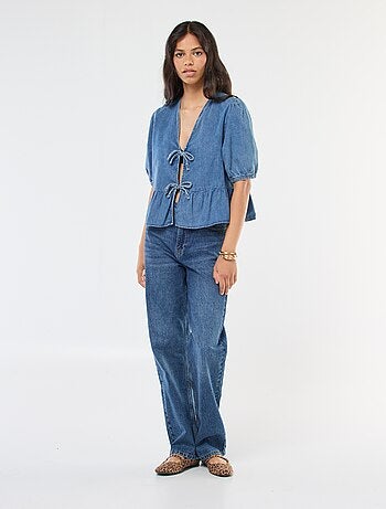 Jean Straight Cintura Subida