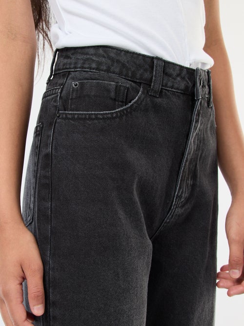 Jeans Straight de Cintura Subida - Kiabi