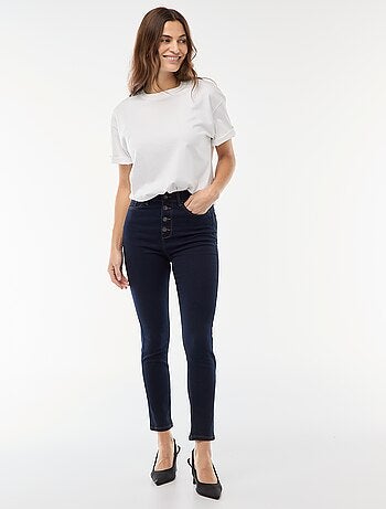 Jeans super skinny cintura muito subida - L32