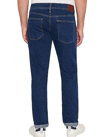 Jeans Tapered Regular Fit Azul Escuro Homem Pepe Jeans PM207390CT7