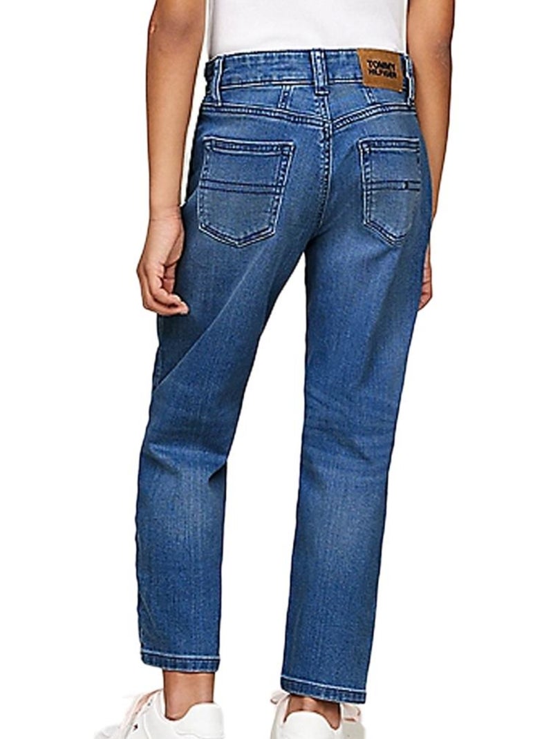 Jeans Tapered Tommy Hilfiger para Menina Azul KG0KG07734 Azul - Kiabi