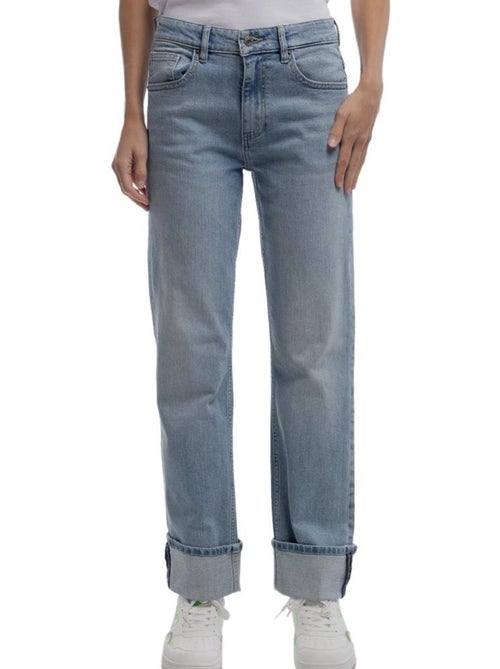 Jeans teddy smith boyfriend azul para menina - Kiabi Jeans teddy smith boyfriend azul para menina - Kiabi