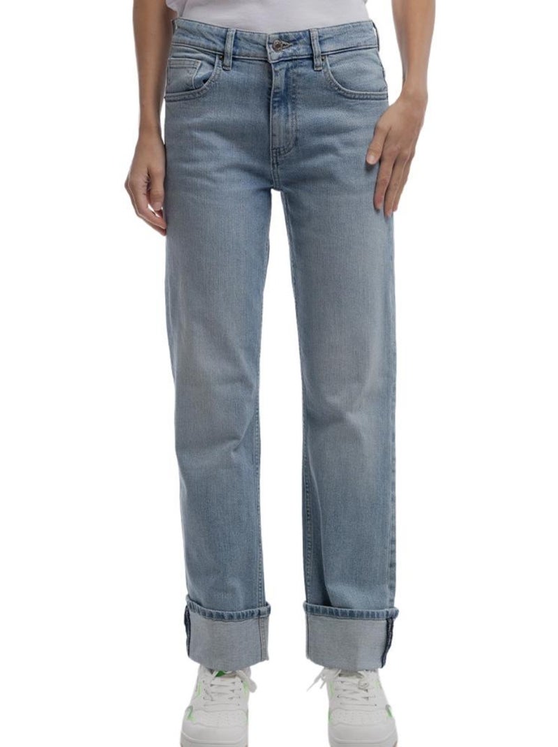 Jeans teddy smith boyfriend azul para menina Azul - Kiabi