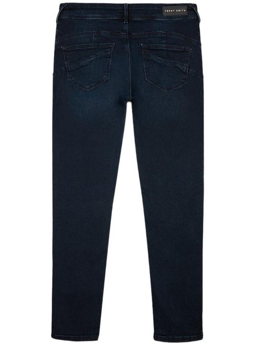 Jeans Teddy Smith Pin Up Azul Escuro para Mulher - Kiabi Jeans Teddy Smith Pin Up Azul Escuro para Mulher - Kiabi