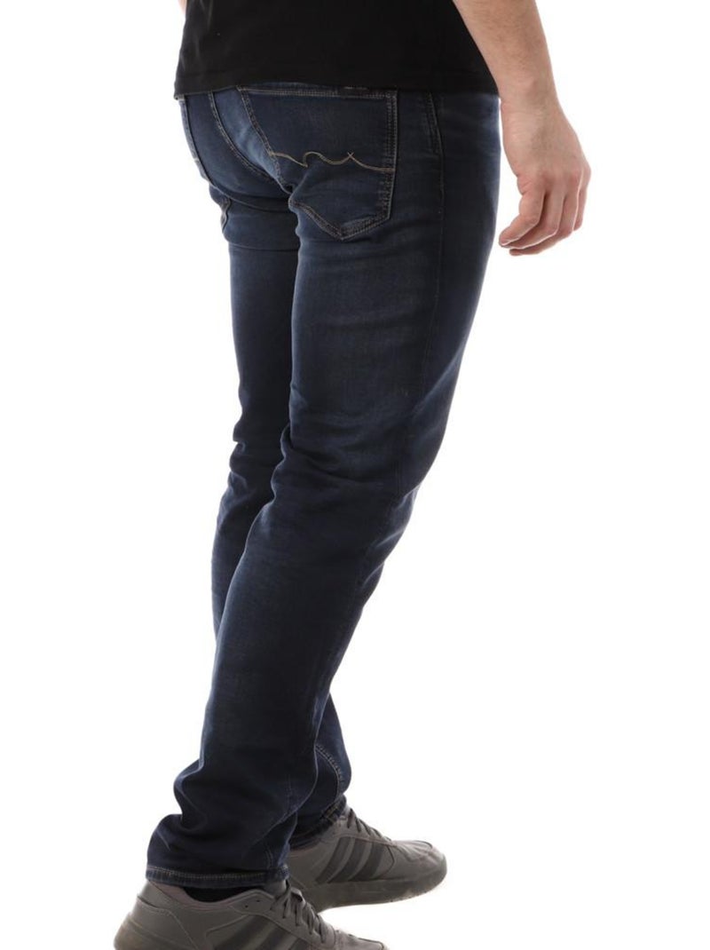 Jeans Teddy Smith Reeple Rock de Homem Azul Escuro Corte Reto Azul - Kiabi