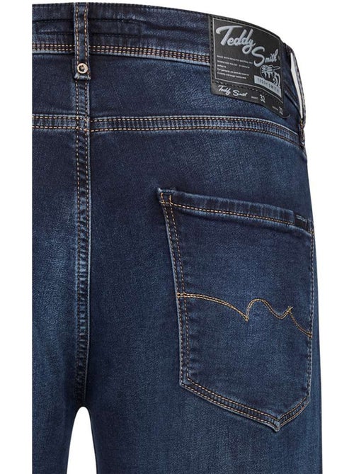 Jeans teddy smith reeple rock de homem azul escuro corte reto - Kiabi Jeans teddy smith reeple rock de homem azul escuro corte reto - Kiabi