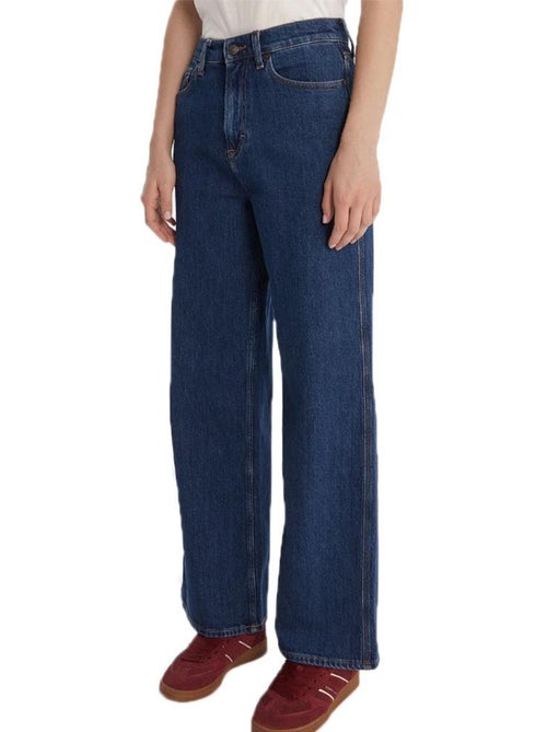 Jeans Tommy Hilfiger Amplo Azul Claro para Mulher - Kiabi Jeans Tommy Hilfiger Amplo Azul Claro para Mulher - Kiabi