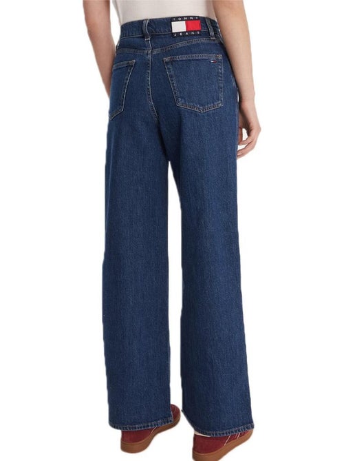 Jeans Tommy Hilfiger Amplo Azul Claro para Mulher - Kiabi Jeans Tommy Hilfiger Amplo Azul Claro para Mulher - Kiabi