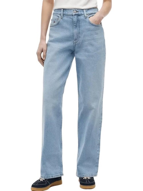 Jeans tommy hilfiger laylas de mulher corte reto azul - Kiabi Jeans tommy hilfiger laylas de mulher corte reto azul - Kiabi