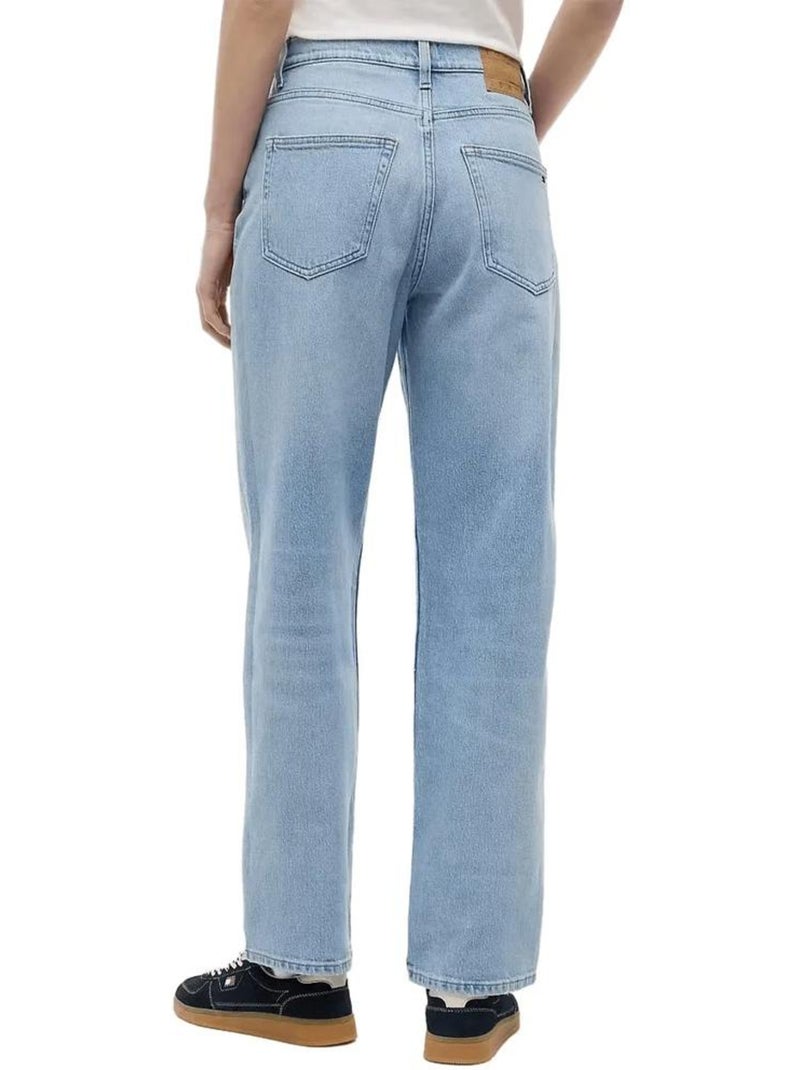 Jeans tommy hilfiger laylas de mulher corte reto azul Azul - Kiabi