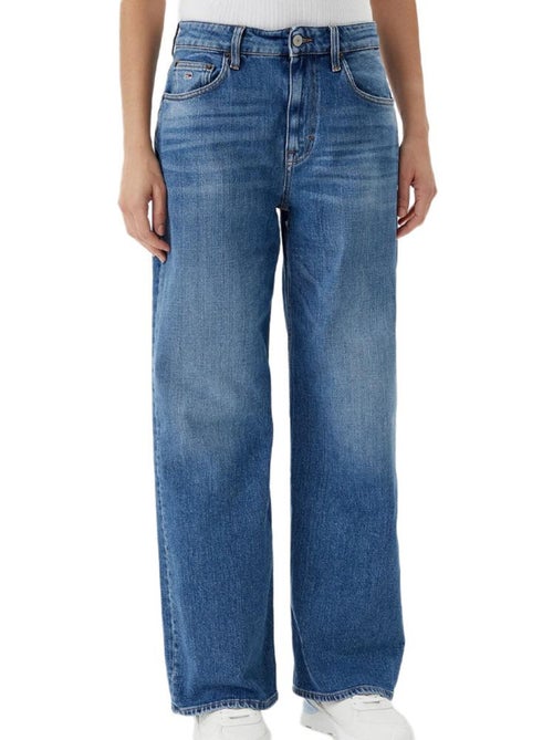 Jeans Tommy Hilfiger Mia de Cintura Média Azul para Mulher - Kiabi Jeans Tommy Hilfiger Mia de Cintura Média Azul para Mulher - Kiabi