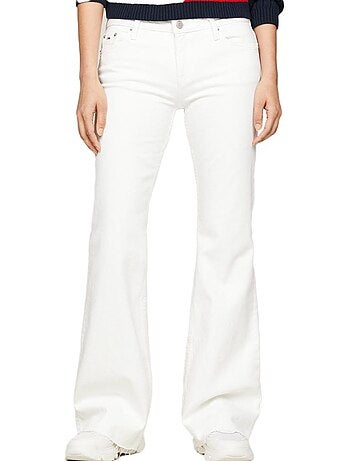 Jeans tommy hilfiger sophie regular brancos para mulher