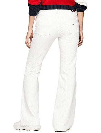 Jeans tommy hilfiger sophie regular brancos para mulher
